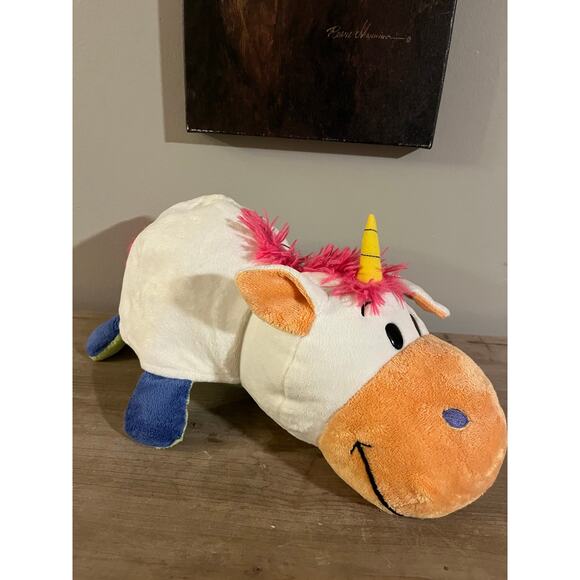 Flip a zoo plush unicorn and dragon stuffed animal - Picture 2 of 5